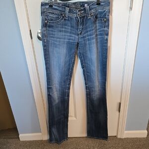 Miss Me Straight Leg Blue Jeans